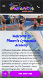 Mobile Screenshot of phoenixgymnasticsacademy.com